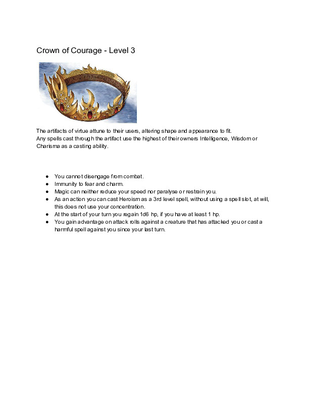 Crown of Courage
